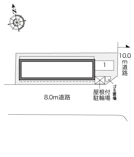 ★手数料０円★名古屋市中村区並木２丁目 月極駐車場